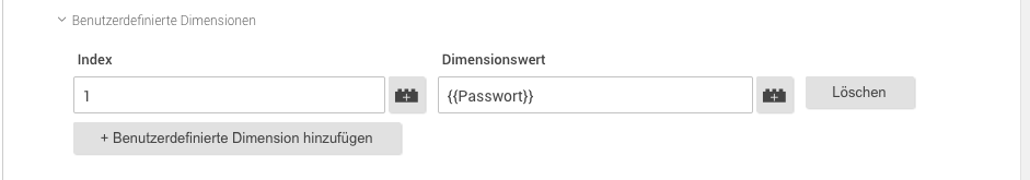 Dimension erweitern